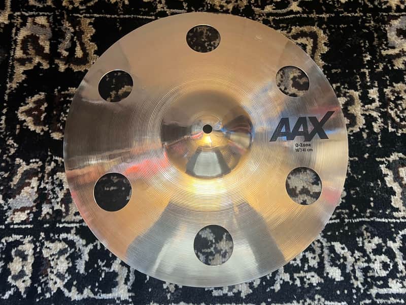 Sabian 16" AAX O-Zone Crash Cymbal - Brilliant image 1
