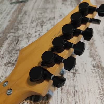 Ibanez RG570 MIJ Japanese Pre Prestige Original Wizard Neck Edge Tremolo Paul Gilbert Dimarzio PAF Pro Bridge Pickup Early 1990s Black Metallic image 14