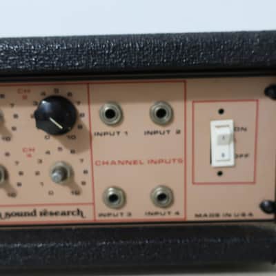 Vintage 1970s Earth Sound Research Reverb Mixer Machine 4D_R Peavey Rare! Project Faint Low Distortion All Offers Considered image 3