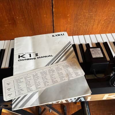 Kawai K1ii digital PCM-waveform synthesizer w/ box power supply image 12
