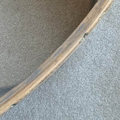 Rogers Holiday Swivomatic Era 22” x 14 Inch Bass Drum Shell Project 60s - Natural image 12