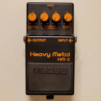 1984 Boss HM-2 Heavy Metal (Black Label) Made in Japan - Vintage HM2 MIJ image 1