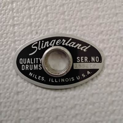 Slingerland  Black/Silver Badge 1970’s WORLDWIDE SHIPPING image 1
