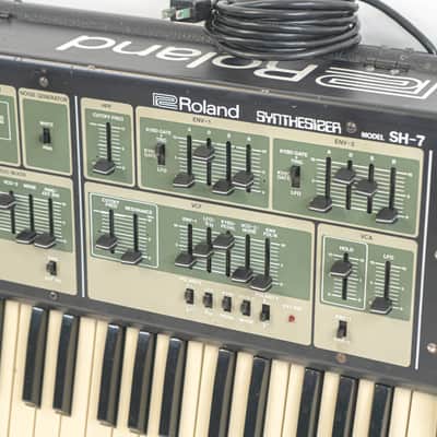 1978 Roland SH-7 44-Key Duophonic Analog Synthesizer with Manual image 7