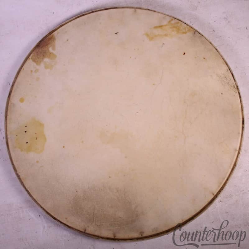 Ludwig 17"Calf Skin Parade Drum Head Batter/Resonant Vintage 50s Marching WFL US image 1