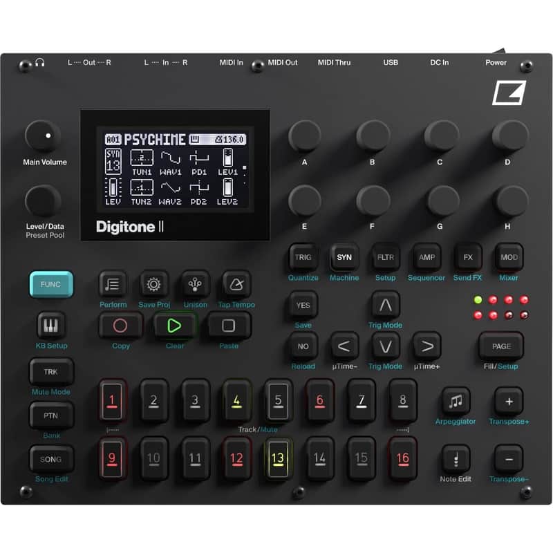 Elektron Digitone II Desktop Synthesizer image 1