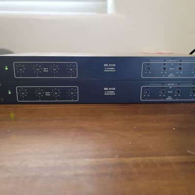 Pair BEL Digital Audio BEL 8150 professional 8-channel audio delay processors. image 2