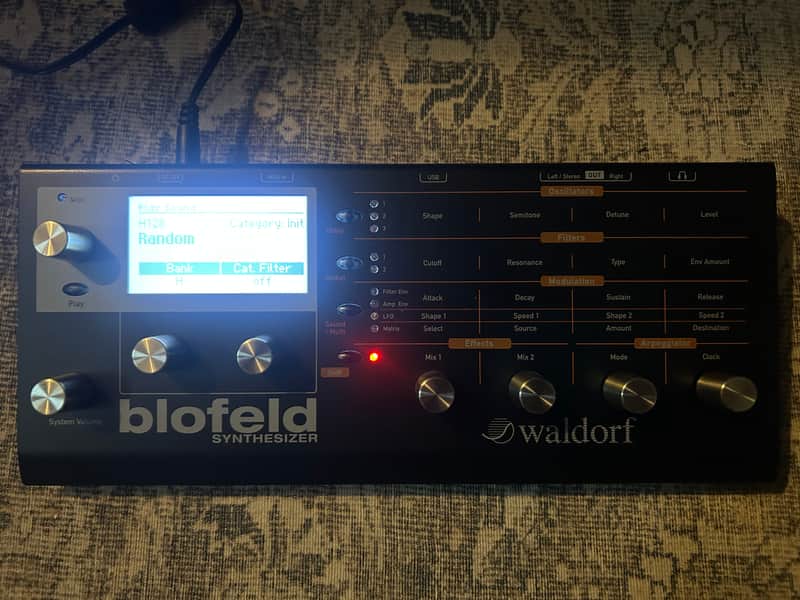 Waldorf Blofeld Desktop Synthesizer 2007 - Present - Black Shadow