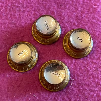 vintage 1962 Gibson reflector knobs for Les Paul 1960's sg es-335 175 flying V L5 paf L image 3