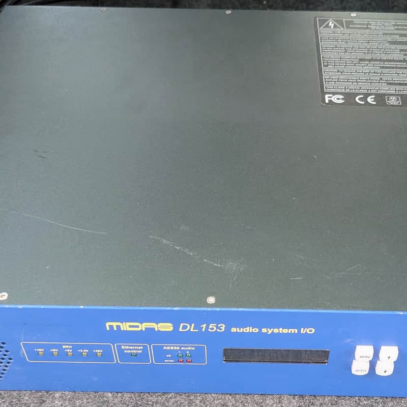 2015 – Present Midas DL153 16×8 Digital Stage Box Blue