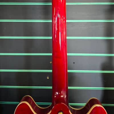 Peavey JF1EX Transparent Red Semi-Hollow Electric Guitar | Reverb