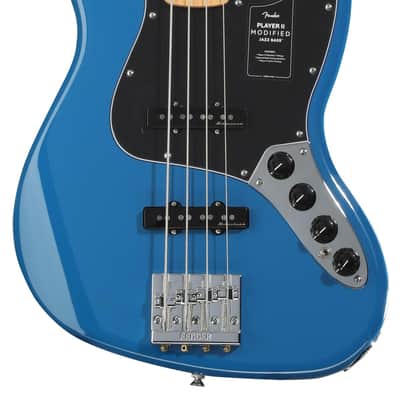 Fender Player II Modified Active Jazz Bass - Electric Blue with Maple Fingerboard image 1