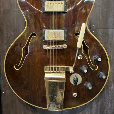 1970-1972 Gibson ES-355TDSV Stereo Walnut w/ Original Case in Fair Condition! image 2