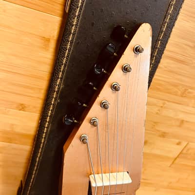Harmony H1 Lapsteel Sharktooth Vintage - Copper image 7