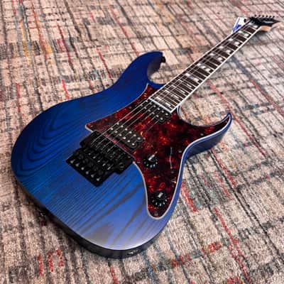 Ibanez RG653DX-TDF Prestige 2026 - Present - Transparent Deep Blue Flat image 1