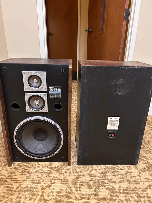VINTAGE SPEAKERS - Sanyo SS-3540 Mid-90s | Reverb