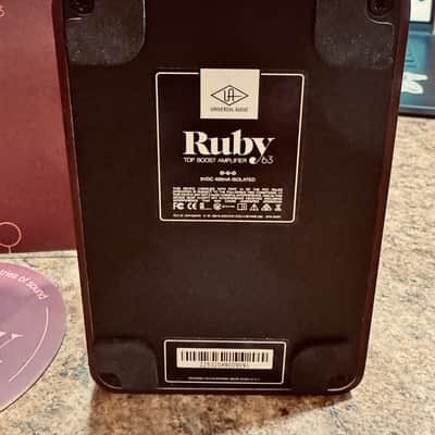 Universal Audio Ruby ’63 Top Boost Amplifier 2022 - Present - Ruby / Silver image 9