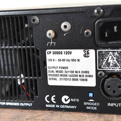 Electro-Voice (EV) CP3000S 2-Channel Power Amplifier CG006PU image 9