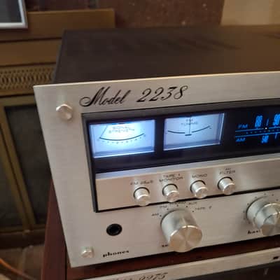 Rare Original Marantz 2238, Not B model, Recapped, New Lamps, WC-22 Wood Case, Only One on Reverb, $1699 Shipped! image 6