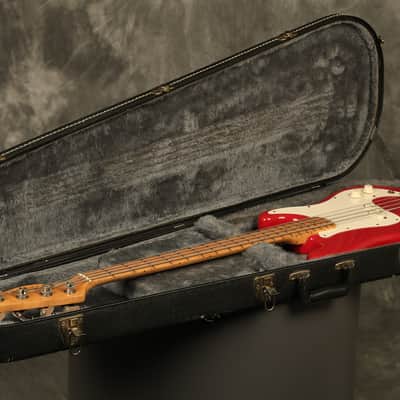 1983 Fender Bullet Bass Deluxe B-34 long scale Red image 22