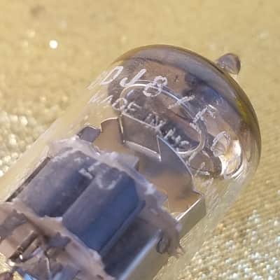 Amperex 6DJ8 tNOS AT1000 TESTED Balanced! PI Vacuum Tube Heerlen Small Halo Getter GA7 GAA GAC Bugle Boy T4bb ECC88 dual triode 1962-1968 image 6