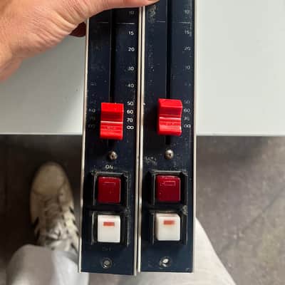 14-Mccurdy LF console 8801E preamps- 90s - dark blue image 3