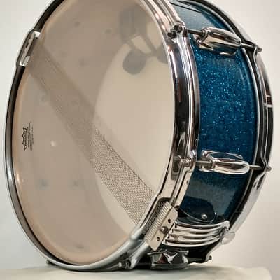Slingerland 22/13/16/5.5x14" Radio King Drum Set - 1950's Blue Sparkle image 23