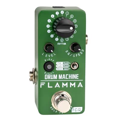 Flamma FC12 Drum machine Effects Pedal 48 Grooves Fill Function Tap Tempo Function Dual EQ Presets,price include the import duty for US buyer image 8