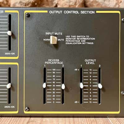 fully serviced Tapco 4400A Reverberation System - dual spring reverb with EQ / 4400 image 7