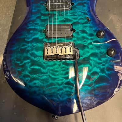 Sterling MAJ200X QM John Petrucci Signature Majesty DiMarzio 2021 - Present - Cerulean Paradise image 5