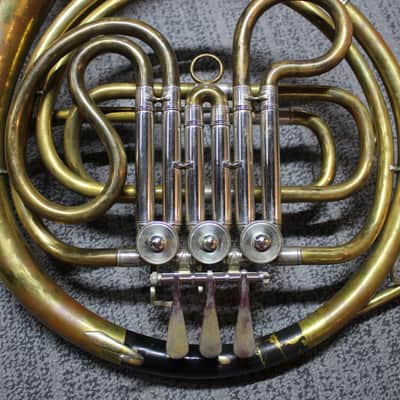 Antique F. X. Hüller French Horn image 12