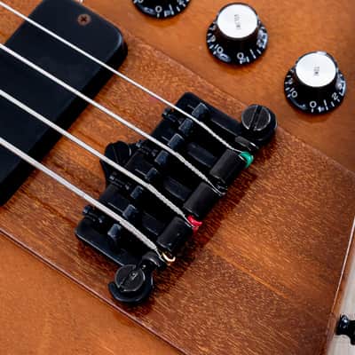 1999 Gibson Thunderbird IV Limited Edition Neck Through Bass Natural Burst w/ Case image 8