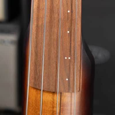 Ibanez Bass Workshop UB804 4-String Electric Upright Bass - Mahogany Oil Burst with Gig Bag image 7