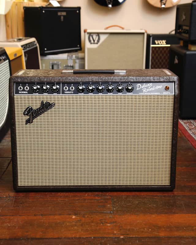 Fender '65 Deluxe Reverb FSR Limited Edition Western Tooled 1x12" Valve Combo Amplifier image 1