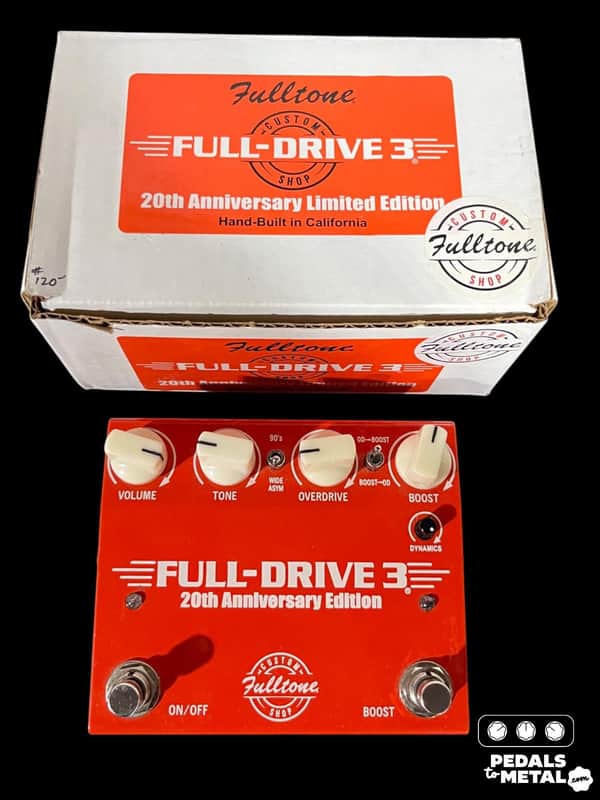 Fulltone Custom Shop FD-3 Full Drive 3 20th Anniversary Edition Dual Overdrive - x9723 image 1