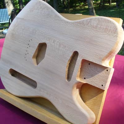 Extraordinary Quarter Sawn American Sycamore T Style Guitar Body for Telecaster® Neck Made in USA image 1