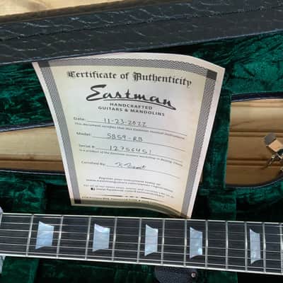 Eastman SB59 Electric Guitar - Redburst image 8