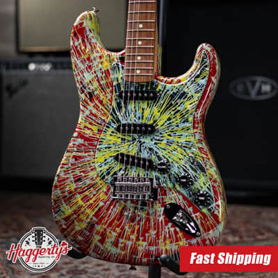 2003 Fender Special Edition Splatter Stratocaster Electric Guitar - Dakota Red with Gig Bag - Used image 1
