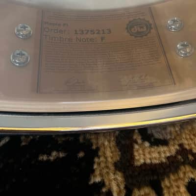 DW 3.14" x 14" Collector's Series Maple Pi Snare Drum - Black Oyster Glass w/ Chrome Hardware image 4