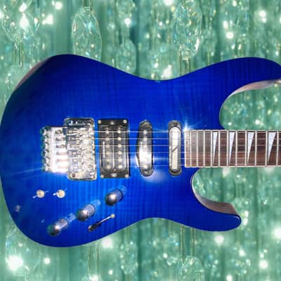 ⚠️ 1996 Jackson DK-2S Sustainiac in Royal Blue over Flame Maple! ⚠️ image 1