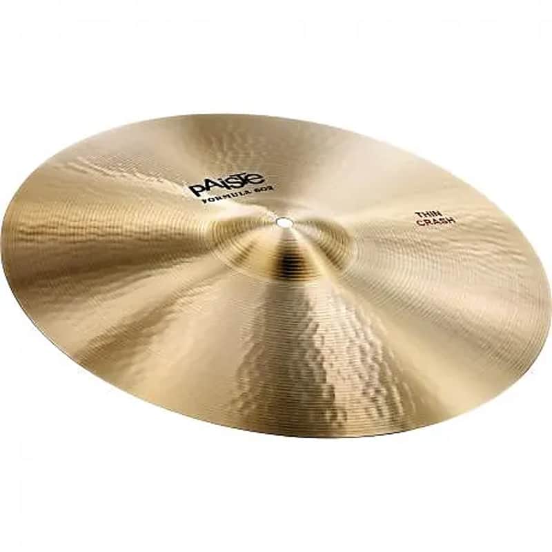 Paiste 18" Formula 602 Classic Thin Crash Cymbal image 1