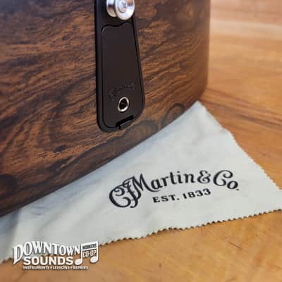 Martin D-X2E A/E Dreadnought Guitar with Martin Soft Shell Case - Ziricote Burst image 7