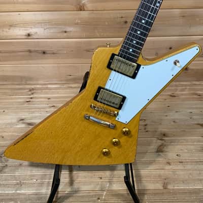 Gibson Collector's Edition 1958 Korina Explorer Custom Aged image 1