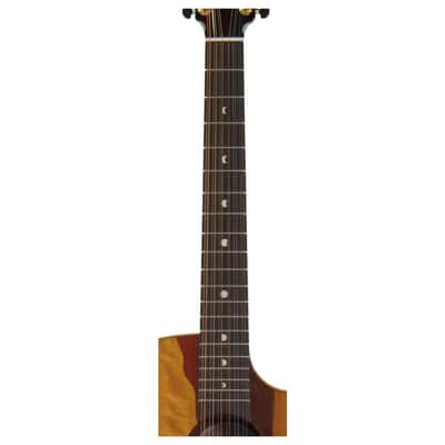 Luna Guitars 12-String Acoustic Electric Guitar - Gloss Natural (VISTA EAGLE 12) image 5