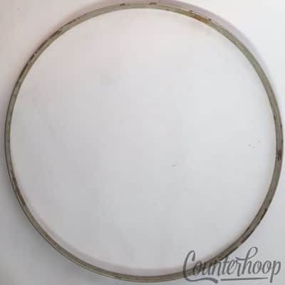 *Ludwig&Ludwig 14" Snare Drum Rim/Hoop Nickel Chicago,Il Vintage 20s Chopper USA image 4