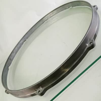Gretsch 16"Die-Cast Raw Unfinished NOS 8-Lug Floor Tom Drum Rim Hoop USA Vintage image 4