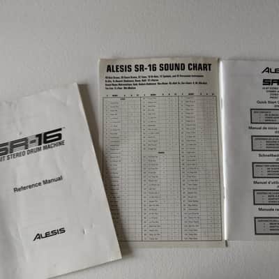 Alesis SR-16 Drum Machine 2010s - Black image 5