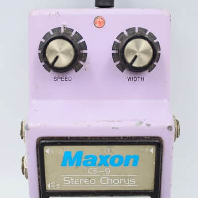 Maxon CS-9 Stereo Chorus Made in Japan Vintage Guitar Effect Pedal 269795 image 3