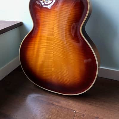 Albanus Professional 17" Archtop (1950's) - RARE and VIBRANT! image 5