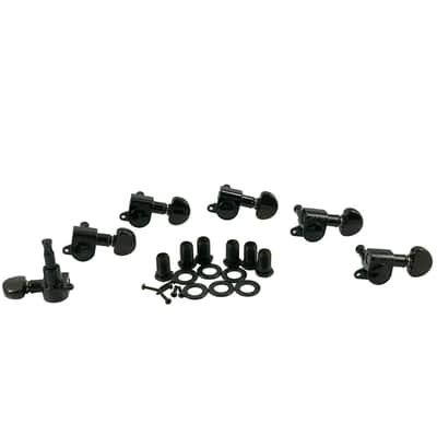 Mini Rotomatic 6 In Line Tuning Machines 14:1 Gear Ratio 205 Series-Gold image 3